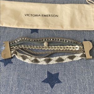 Victoria Emerson Attica Boho Cuff Bracelet w bag